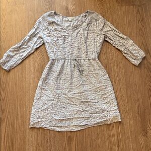 Lucky Brand gray patterned dress